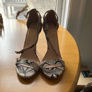 Lulu strappy heels! Size 7, never worn